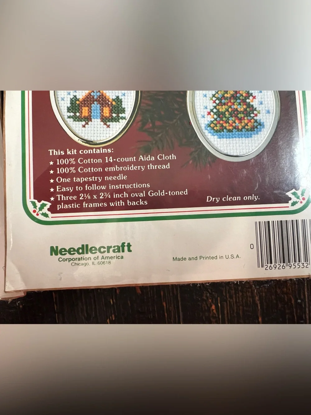 WonderArt Creative Crafts, Christmas Ornaments, New Lot Of 2